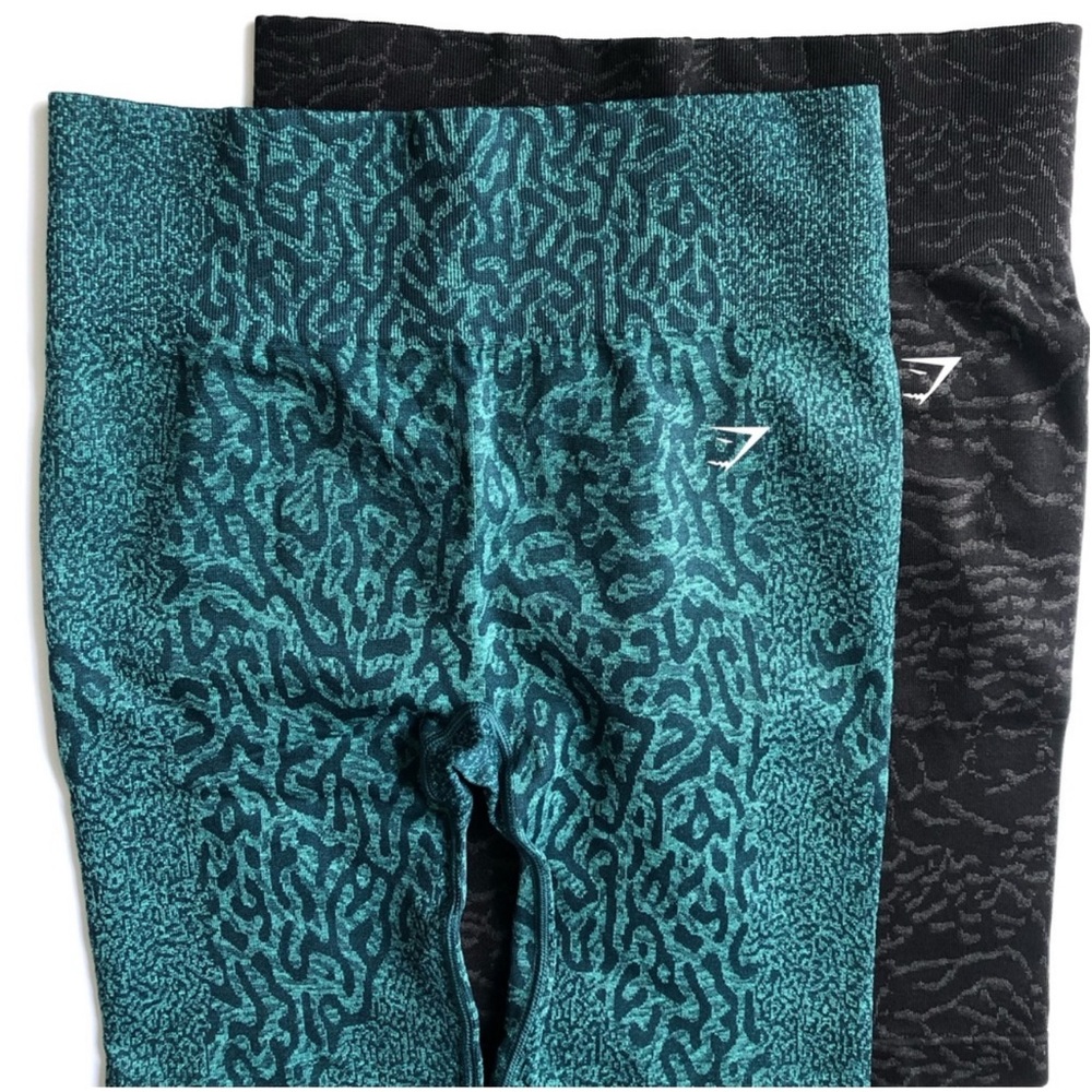 Gymshark L Adapt Animal Seamless Seamless Cycling Shorts Set